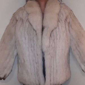 Authentic Blue Fox Fur Coat!!